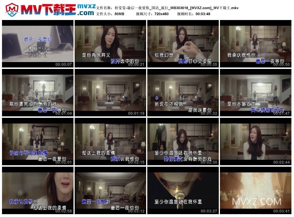 桂莹莹-最后一夜爱你_国语_流行_MB303618